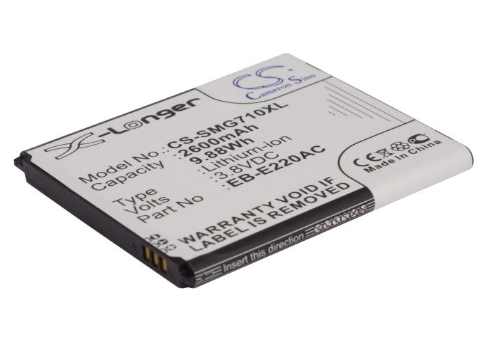3.8V 2600mAh/9.88Wh Li-ion Mobile/SmartPhone Battery for Samsung