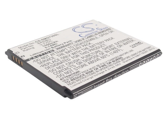 3.7V 1550mAh/5.74Wh Li-ion Mobile/SmartPhone Battery for Samsung