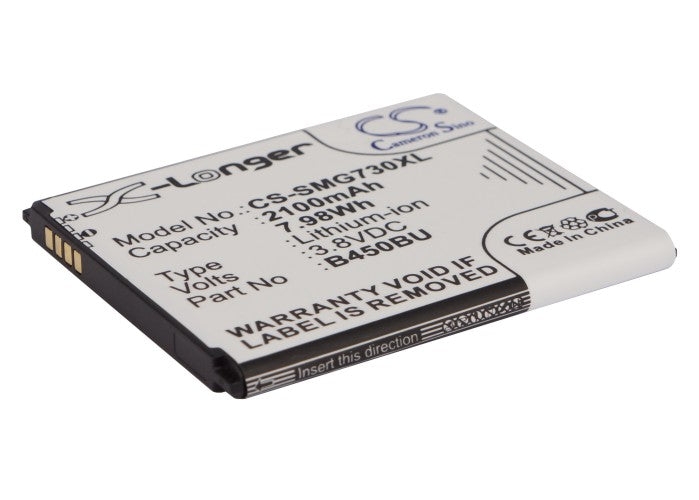 3.8V 2100mAh/7.98Wh Li-ion Mobile/SmartPhone Battery for Samsung