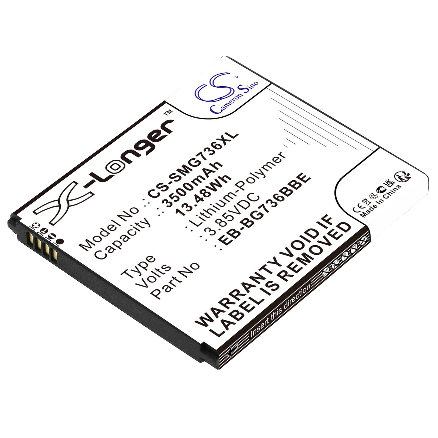 CS-SMG736XL Replacement Battery – Compatible with Galaxy Xcover 6 Pro, SM-G736B, SM-G736B/DS, SM-G736U, SM-G736U1