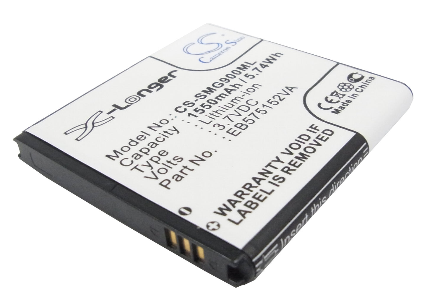 3.7VV 1550mAh/5.74Wh Li-ion Mobile/SmartPhone Battery for AT&T