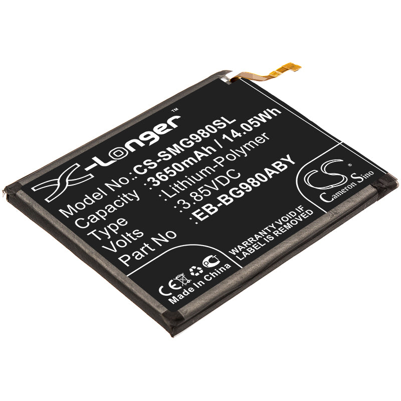 CS-SMG980SL Replacement Battery – Compatible with Galaxy S11e, Galaxy S20, SC-51A, SGH-N410, SM-G980F, SM-G980F/DS, SM-G981B, SM-G981D, SM-G981J, SM-G981N