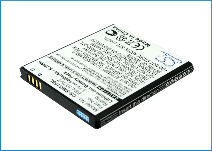 3.7V 1400mAh/5.18Wh Li-ion Mobile/SmartPhone Battery for Samsung