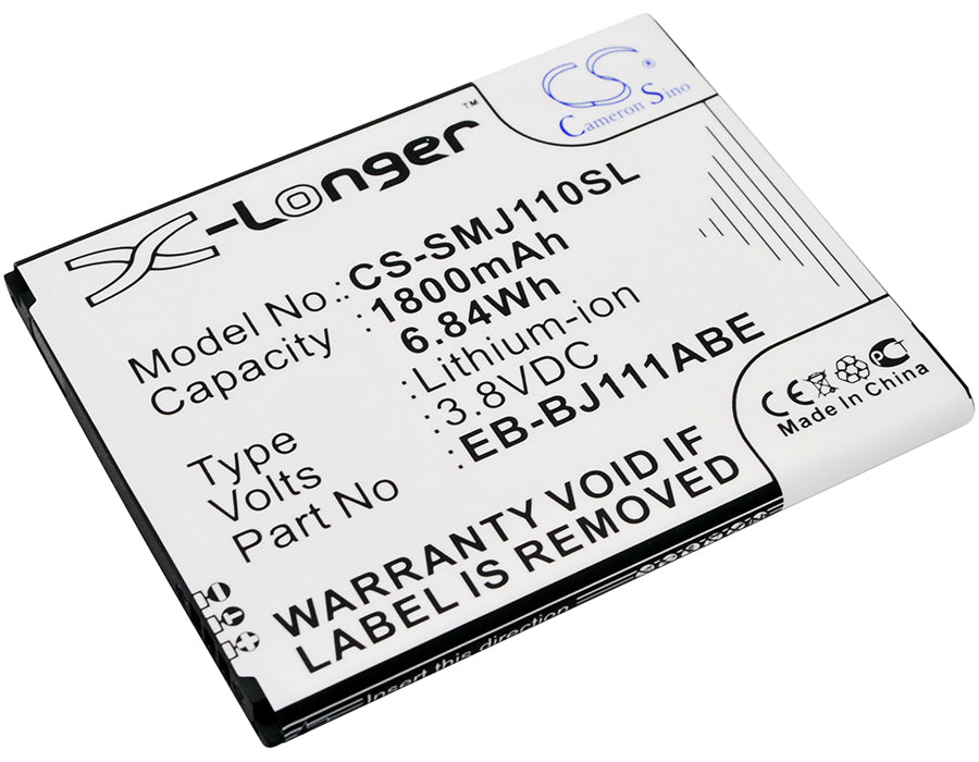 3.8V 1800mAh/6.84Wh Li-ion Mobile/SmartPhone Battery for Samsung