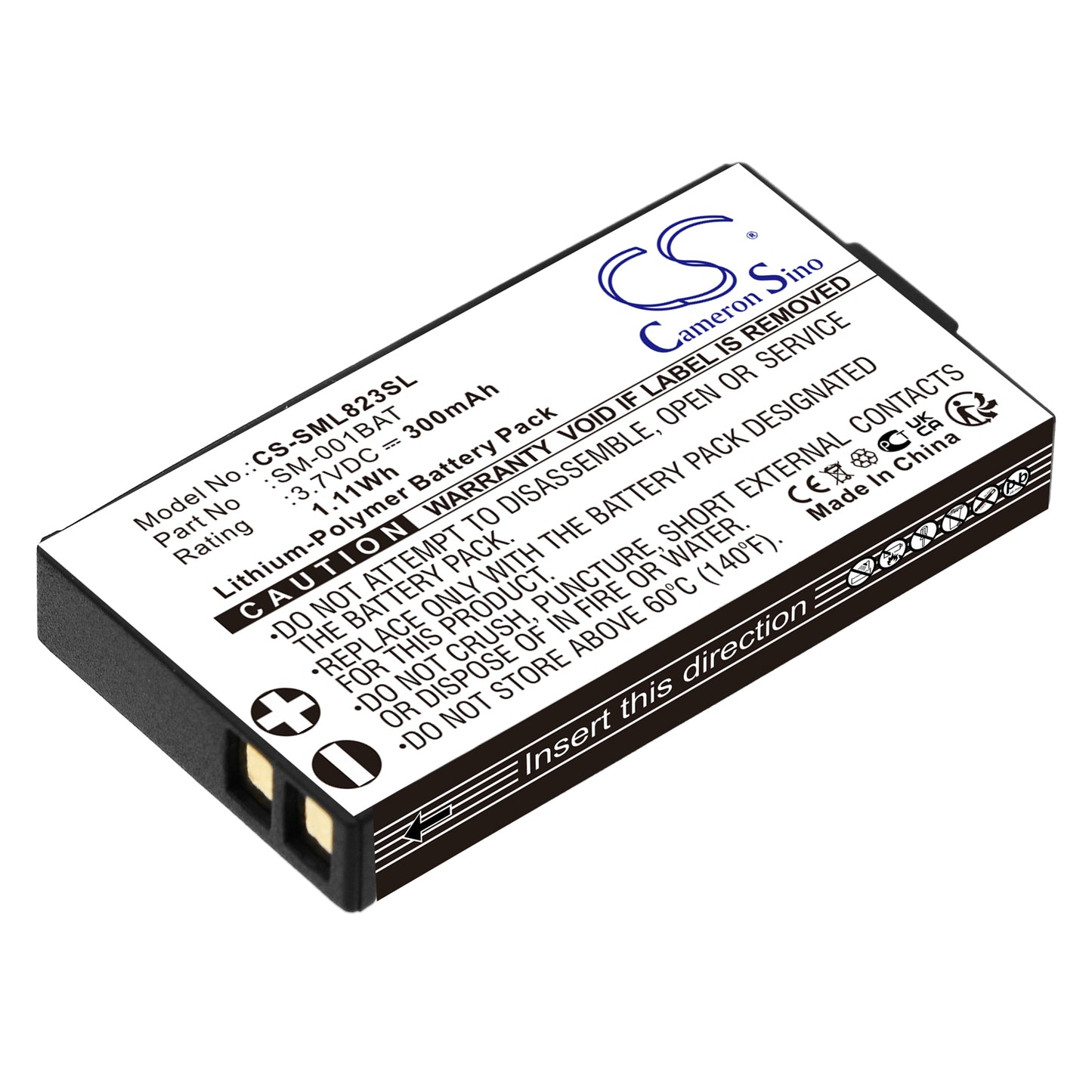 CS-SML823SL Replacement Battery – Compatible with SM-823, SM-823D, SM-823D Pro, SM-8245, SM-824D1, SM-824D2, SM-828D1, SM-828D2, SM-863D, SM-905TV