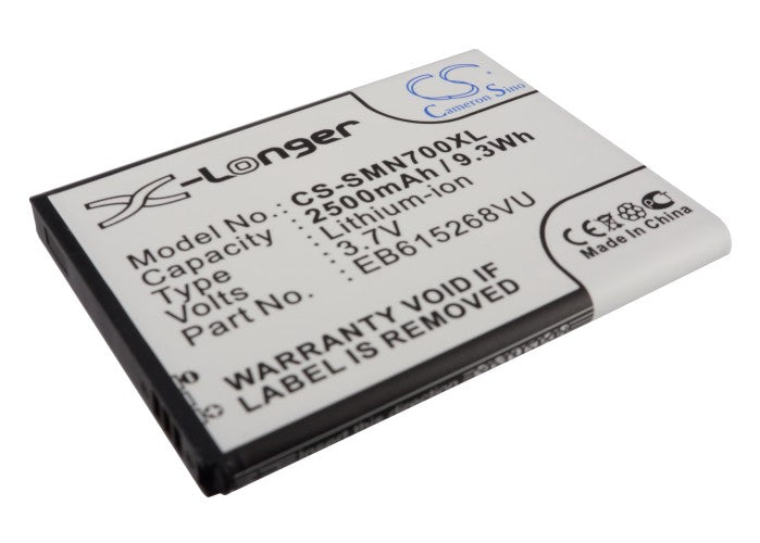 3.7VV 2500mAh/9.25Wh Li-ion Mobile/SmartPhone Battery for Samsung