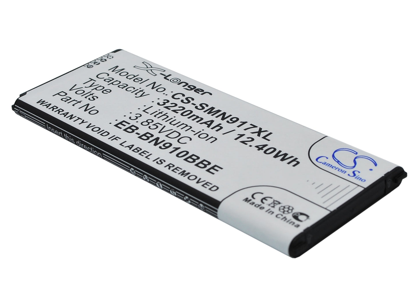 3.85VV 3220mAh/12.40Wh Li-ion Mobile/SmartPhone Battery for Samsung