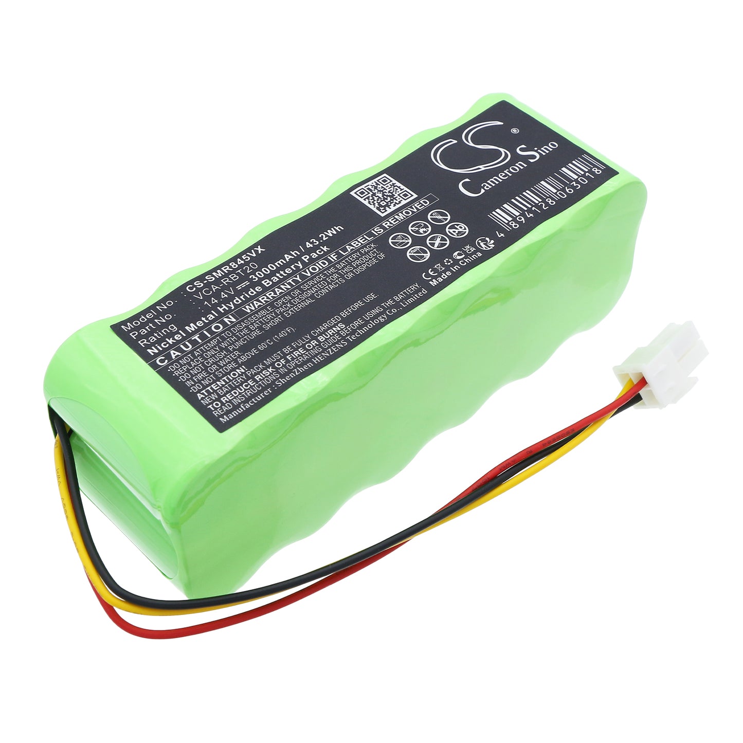 14.4V 3000mAh/43.20Wh Ni-MH Vacuum Battery for Samsung
