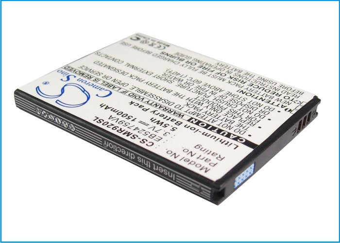 3.7V 1500mAh/5.5Wh Li-ion Mobile/SmartPhone Battery for MetroPCS