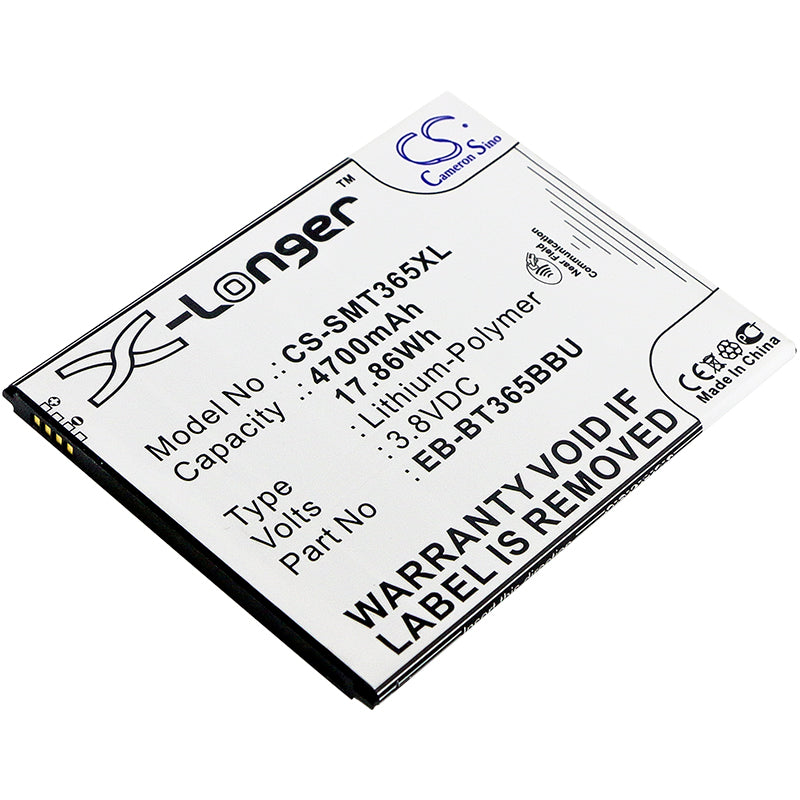 3.8V 4700mAh/17.86Wh Li-Polymer Tablet Battery for Samsung