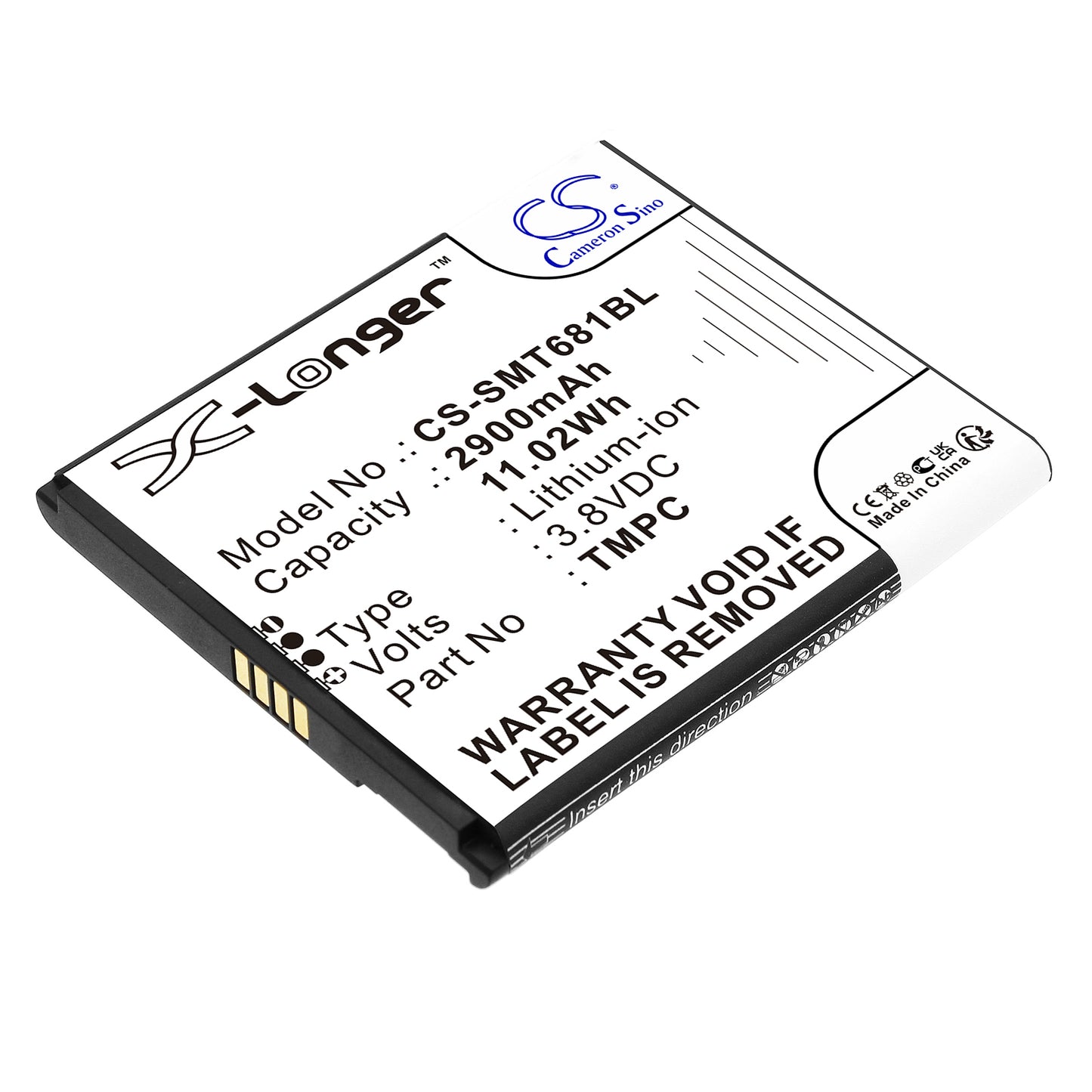 CS-SMT681BL Replacement Battery – Compatible with P2 LITE SE, T6810, T6810H, T6810M