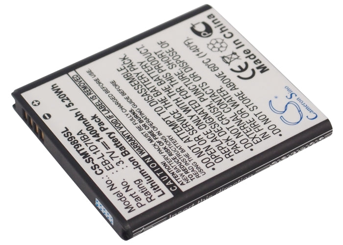 3.7V 1400mAh/5.18Wh Li-ion Mobile/SmartPhone Battery for T-Mobile