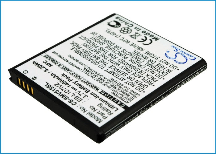 3.7V 1400mAh Li-ion Mobile/SmartPhone Battery for Verizon