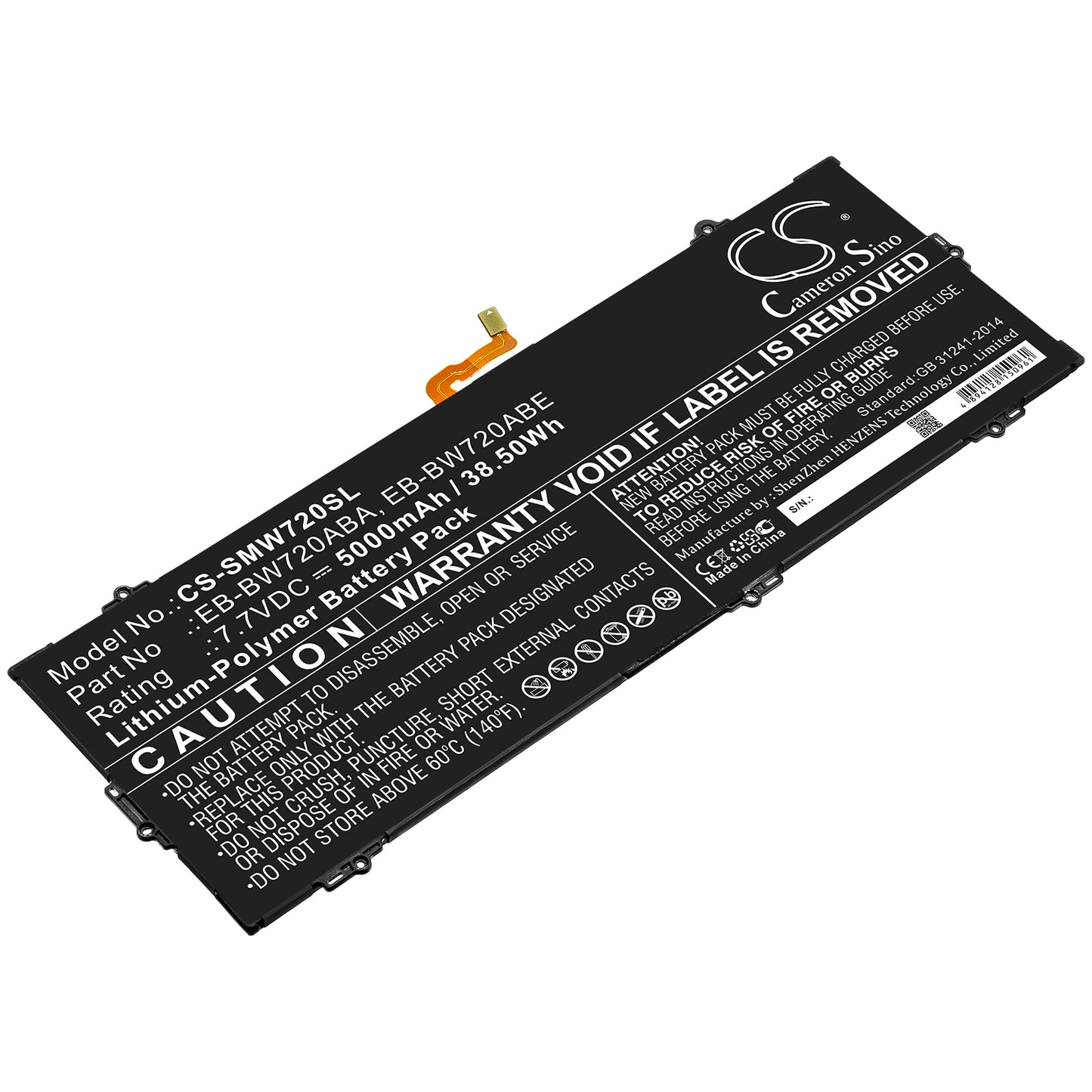 CS-SMW720SL Replacement Battery – Compatible with Chromebook Plus V2, Chromebook Titan V2 XE520QAB, Chromebook Titan V2 XE521QAB, EB-BW720ABE, Galaxy Book 12, Galaxy Book 12.0, Galaxy Book 2017 12.0, Galaxy Book 2017 12.0 4G, Galaxy TabPro S2, SM-W720, SM-W720N, SM-W720V, SM-W723, SM-W723Q, SM-W727V, SM-W728, SM-W752, XB521QAB, XE310XBA, XE310XBA-K01US, XE310XBA-K02US, XE310XBA-K03US, XE310XBA-K04US, XE310XBA-K05US, XE350XBA, XE350XBA-K01US, XE350XBA-K02US, XE350XBA-K03US, XE350XBA-K04US,