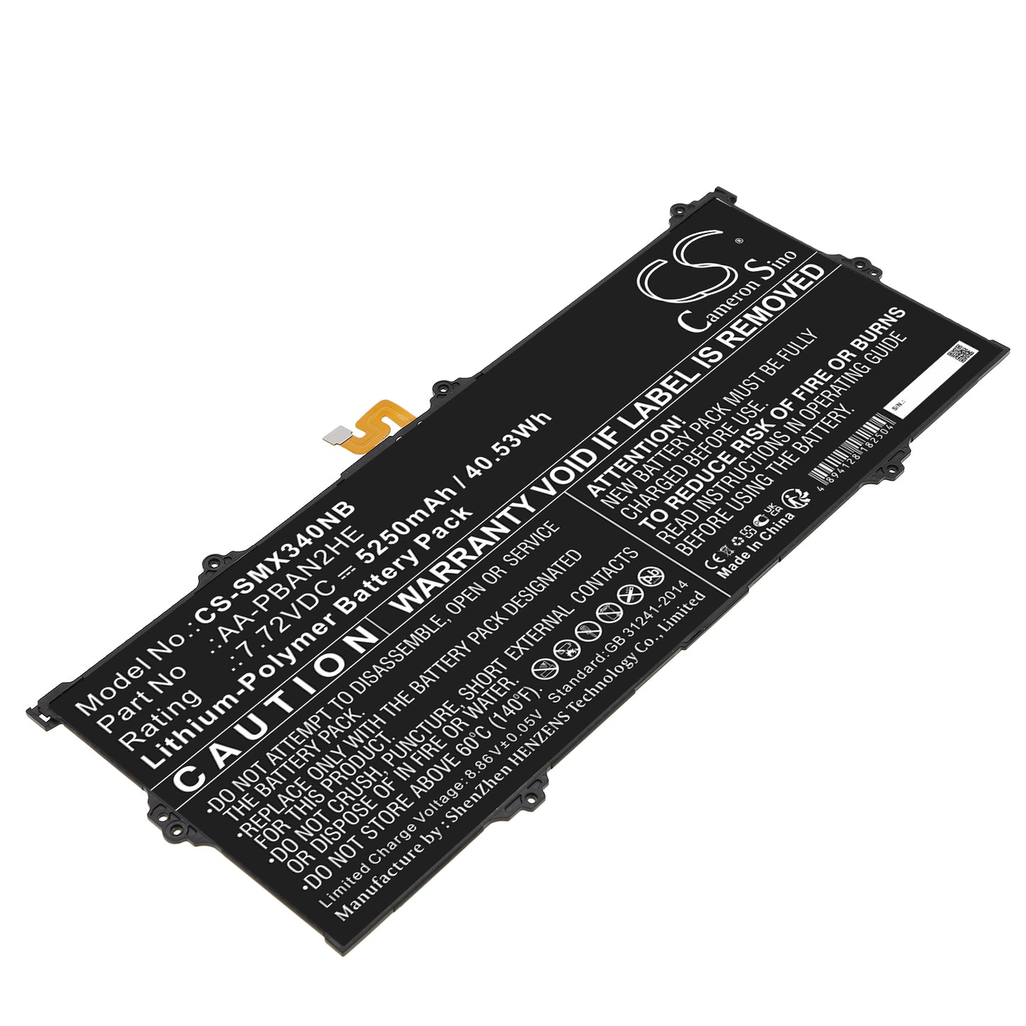 CS-SMX340NB Replacement Battery – Compatible with Galaxy Book Go, XE340xda-ka1it, XE340XDA-KA1US, XE340XDA-KA3, XE340XDA-KA3US-RB