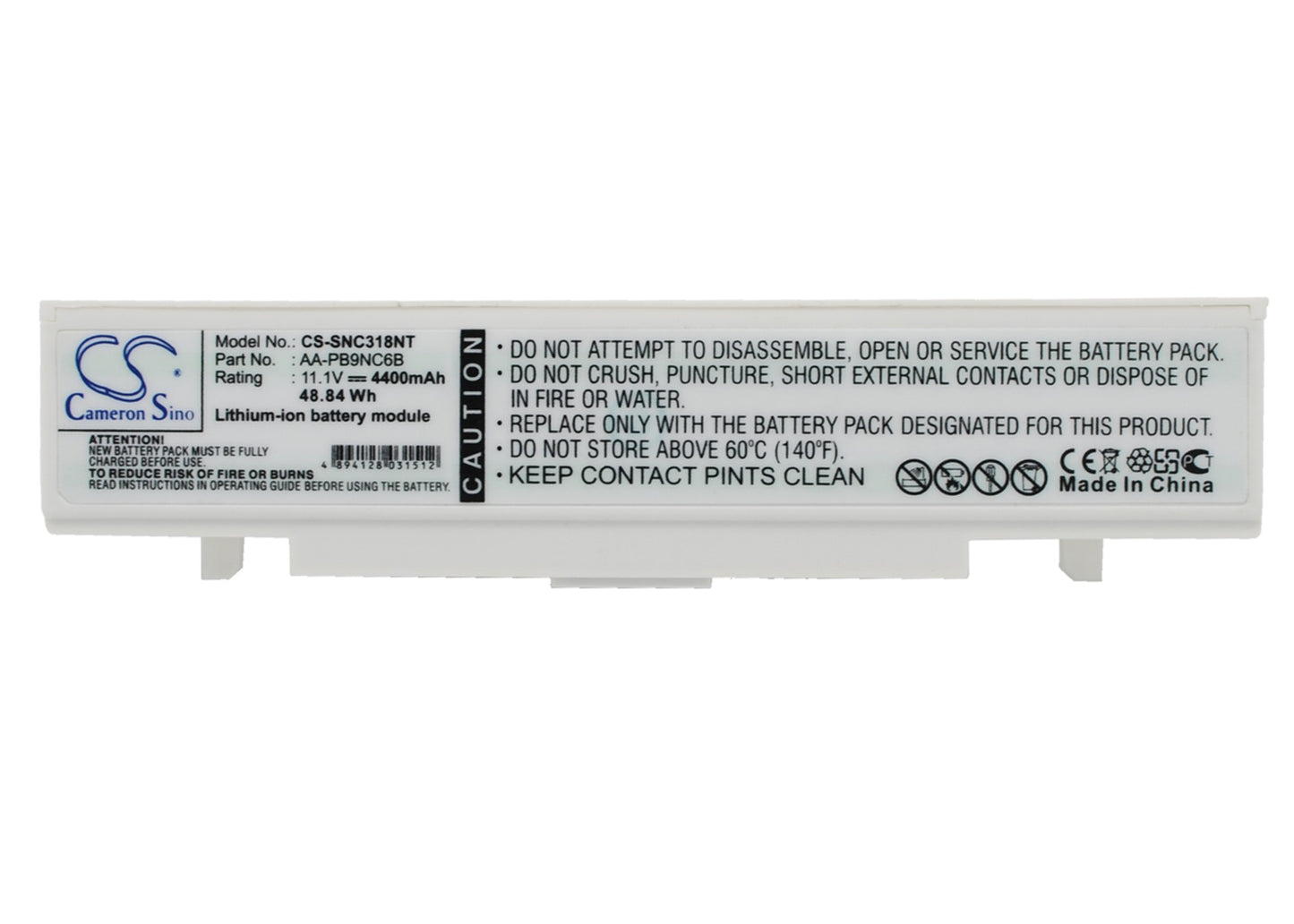 11.1V 4400mAh/48.84Wh Li-ion Notebook/Laptop Battery for Samsung