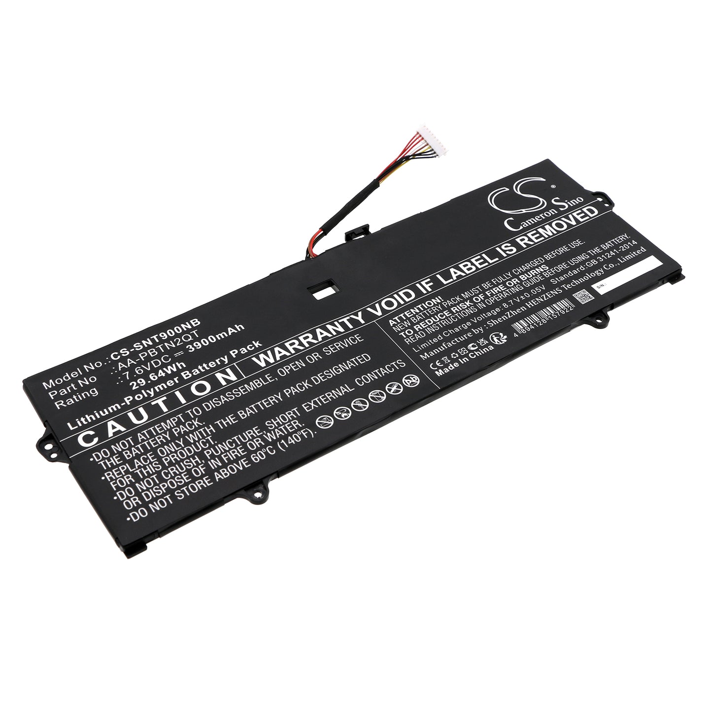 CS-SNT900NB Replacement Battery – Compatible with 900X3N-K03, 900X3N-K04, 900X3N-K06, 900X3N-K09, Notebook 9 NP900X3N, Notebook 9 NP900X3N-K01US, NP900X3N-K01HK, NP900X3N-K01US, NP900X3N-K02US, NP900X3N-K03CN, NP900X3N-K03HK, NP900X3N-K03US, NP900X3N-K04CN, NP900X3N-K04HK, NP900X3N-K04US, NP900X3N-K06CN, NP900X3N-K06HK, NP900X3N-K08HK, NP900X3N-K09CN, NP900X3N-U04HK, NT900X3N, NT900X3N-K37L, NT900X3N-K38A, NT900X3N-K38D, NT900X3N-K38L, NT900X3N-K38M, NT900X3N-K38O, NT900X3N-K38S, NT900X3N-K38W,
