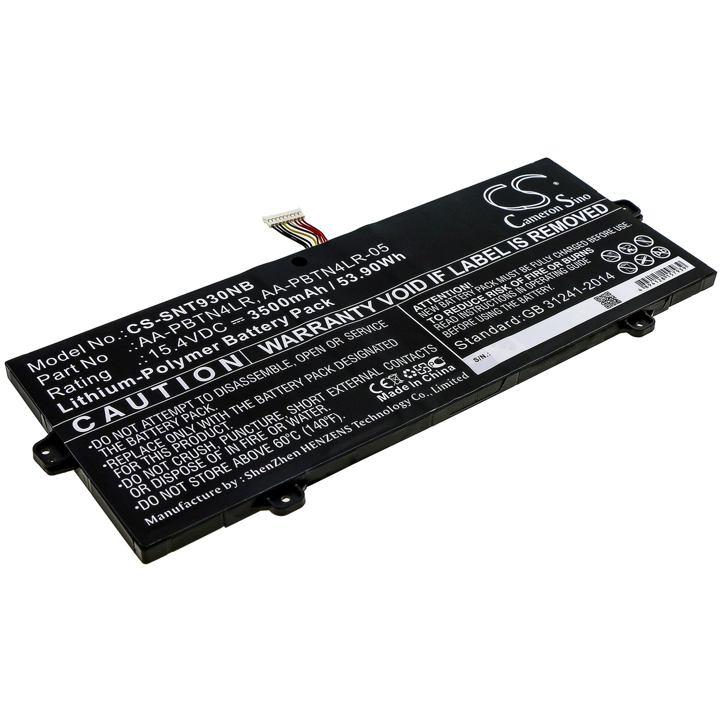 CS-SNT930NB Replacement Battery – Compatible with BA43-00386A, NP850XBC, NP850XBC-X01HK, NP850XBC-X01US, NP850XBC-X02US, NP940X3M, NP940X3M-K01us, NP940X3M-K02US, NP940X5M, NP940X5M-X01US, NP940X5M-X02US, NP940X5M-X03US, NP940X5N, NP940X5N-X01US, NT850XBC, NT850XBC-CSM, NT850XBC-X701S, NT850XBC-X716, NT850XBC-X719, NT850XBC-X719A, NT930SBE, NT930SBE-K28A, NT930SBE-K38, NT930SBE-K38A, NT930SBE-K38W, NT930SBE-K58, NT930SBE-K58A, NT930SBE-K58F, NT930SBE-K716, NT930SBE-K716A, NT930SBE-X716,
