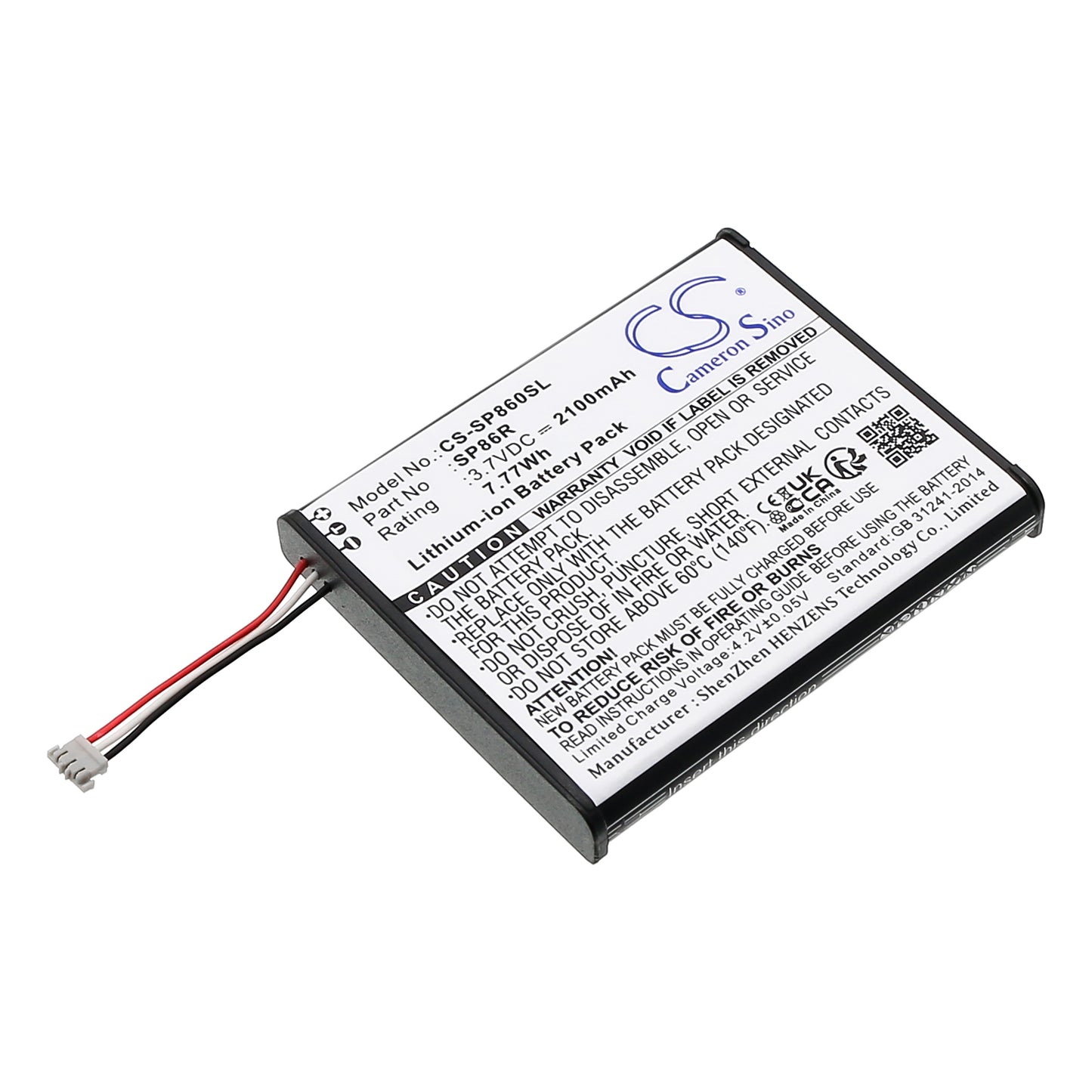 3.7V 2100mAh/7.77Wh Li-ion Game/PSP/NDS Battery for Sony