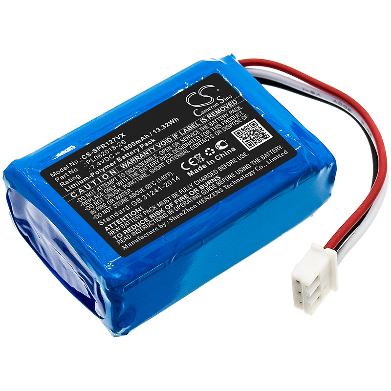 CS-SPR127VX Replacement Battery – Compatible with PR-025, PR-030, PR-030 V2, PR-041, PR-041 V3, PR-127, PR-127 V4
