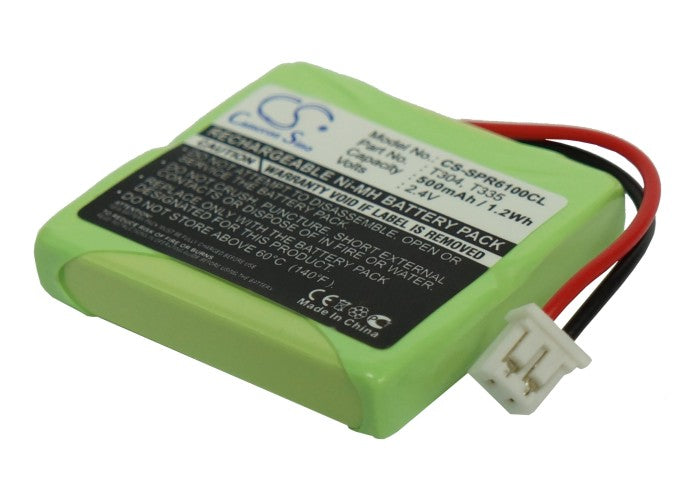 2.4V 500mAh/1.20Wh Ni-MH Cordless Phone Battery for GP