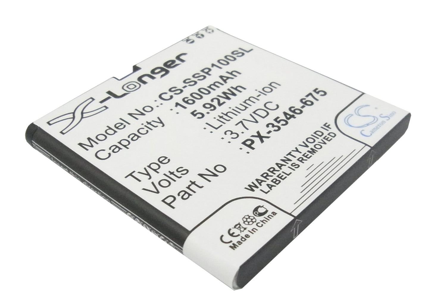 CS-SSP100SL Replacement Battery – Compatible with SP-100