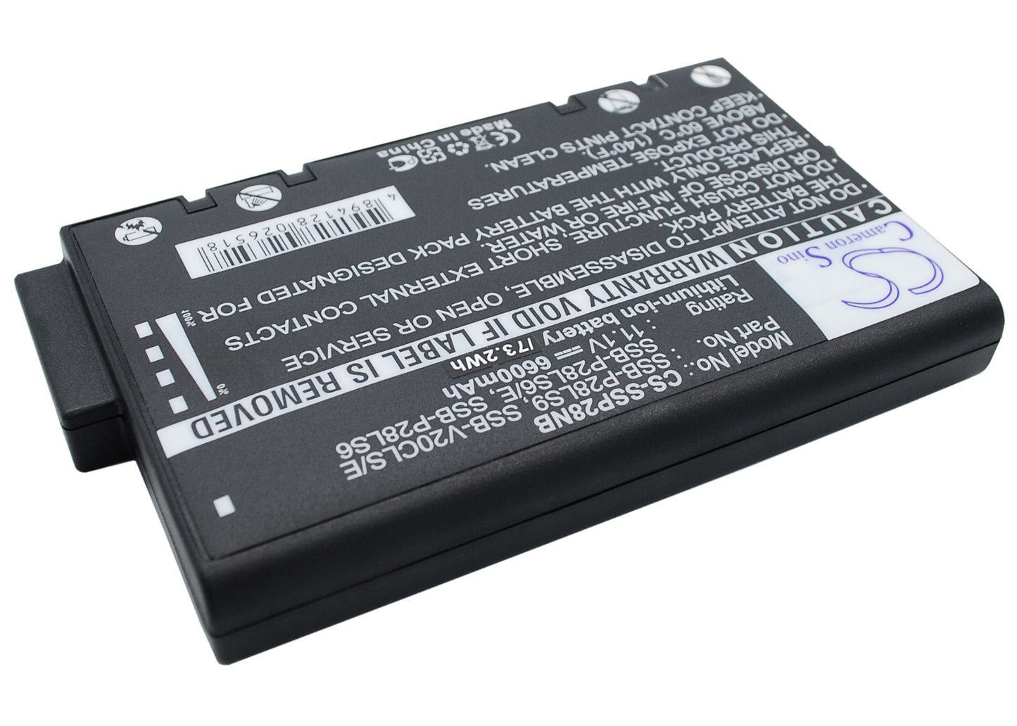 11.1V 6600mAh Li-ion Notebook/Laptop Battery for Samsung