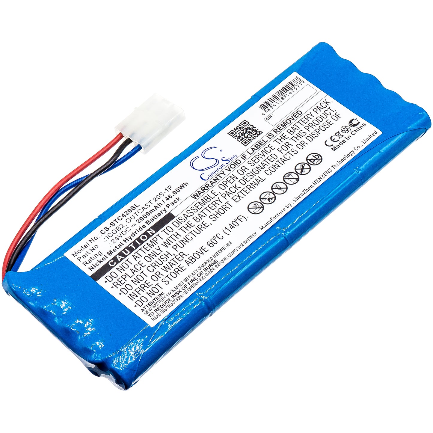 24V 2000mAh/48.00Wh Ni-MH Speaker Battery for Soundcast