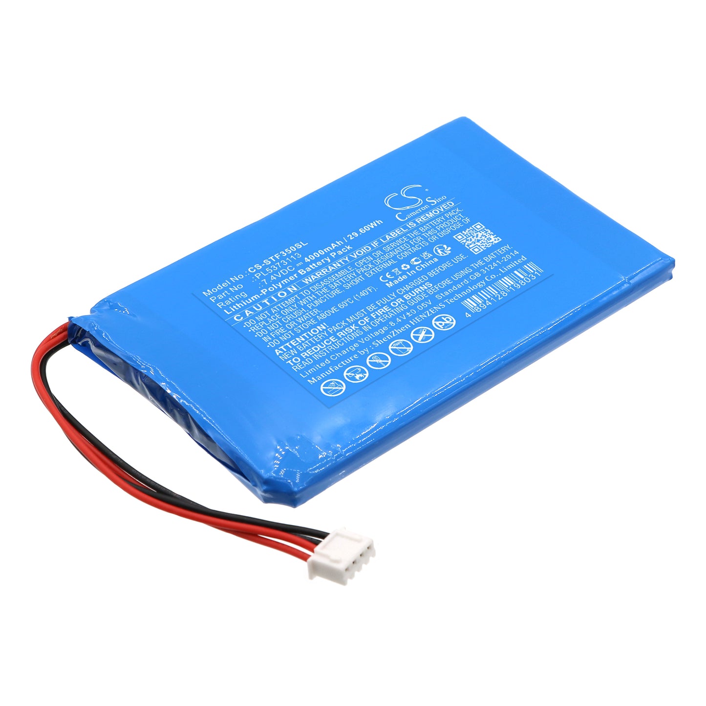 CS-STF350SL Replacement Battery – Compatible with IP BUDDY+ All-in-1, ST-F35, ST-F35TEST, ST-F35TESTF