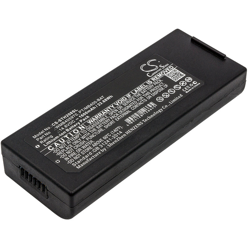 14.8V 1600mAh/23.68Wh Li-ion Printer Battery for Sato
