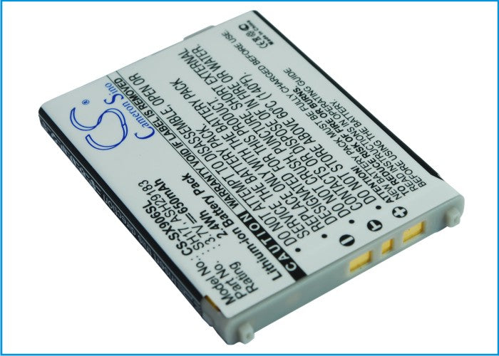 3.7V 650mAh Li-ion Mobile/SmartPhone Battery for Sharp