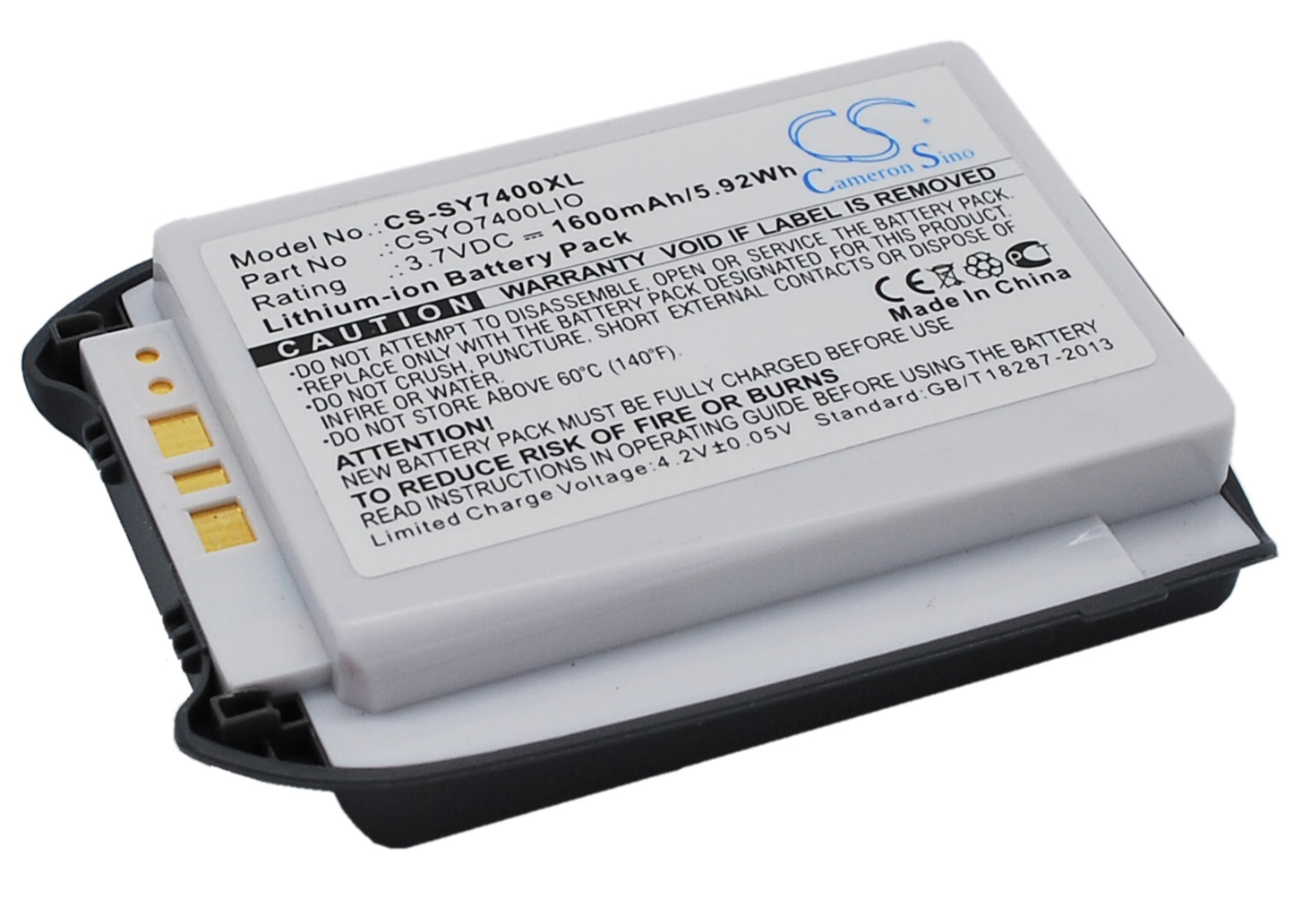 3.7V 1600mAh/5.92Wh Li-ion Mobile/SmartPhone Battery for Sanyo