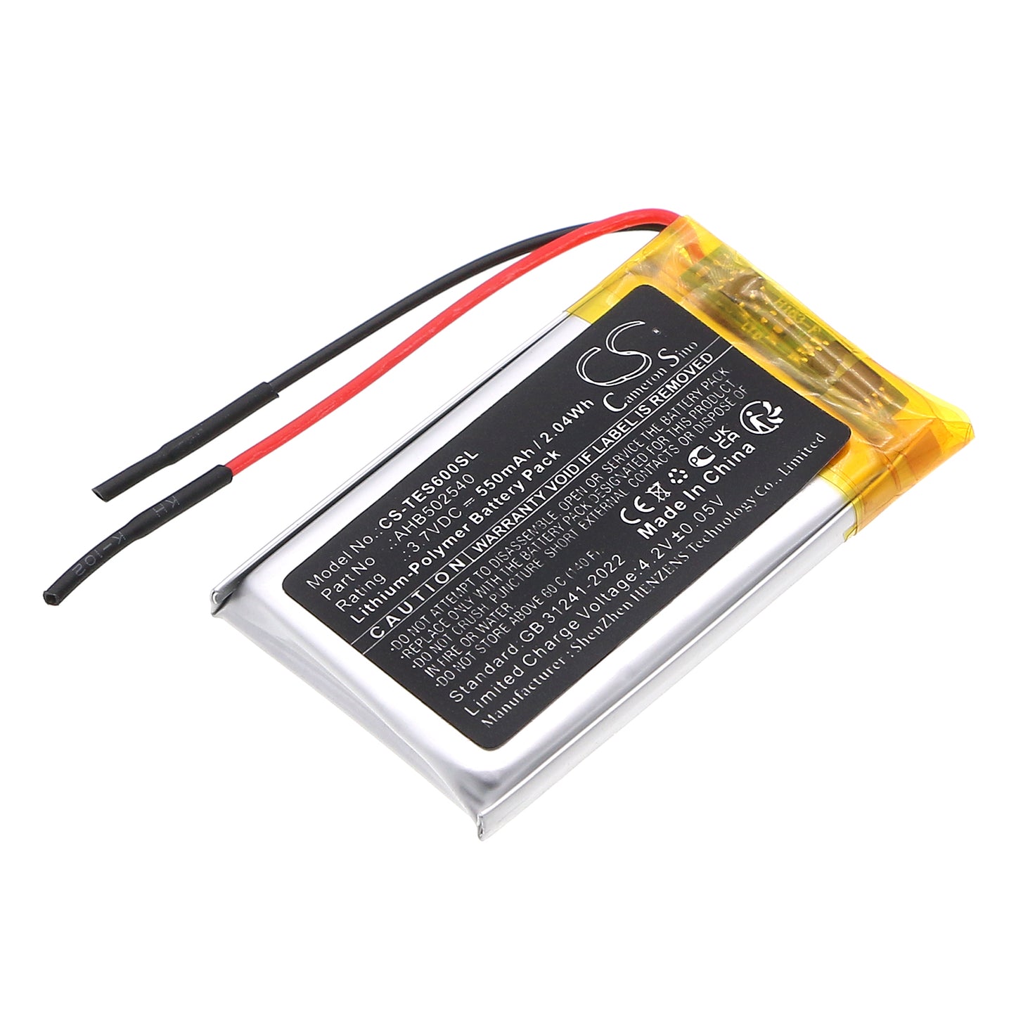 CS-TES600SL Replacement Battery – Compatible with Encore S6, Encore S6 Wireless Headphones