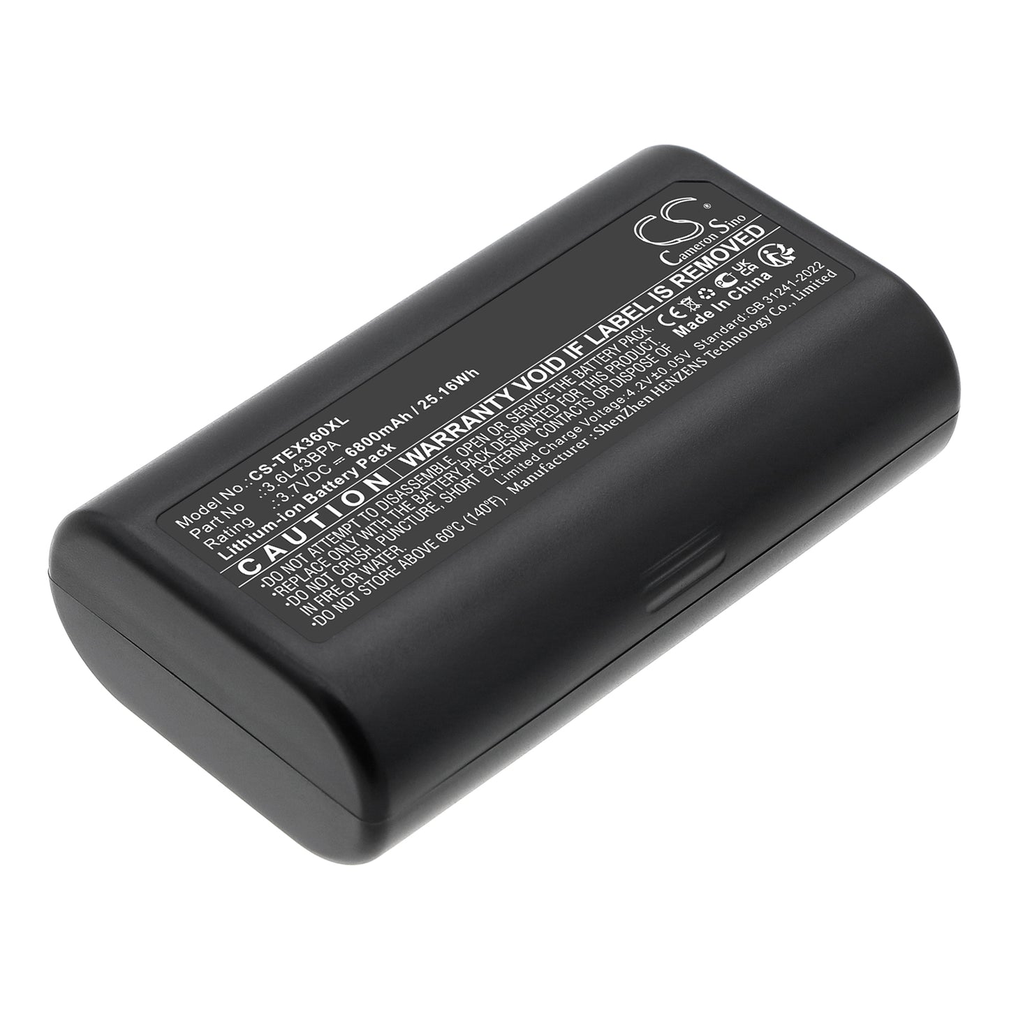 CS-TEX360XL Replacement Battery – Compatible with TI-Navigator