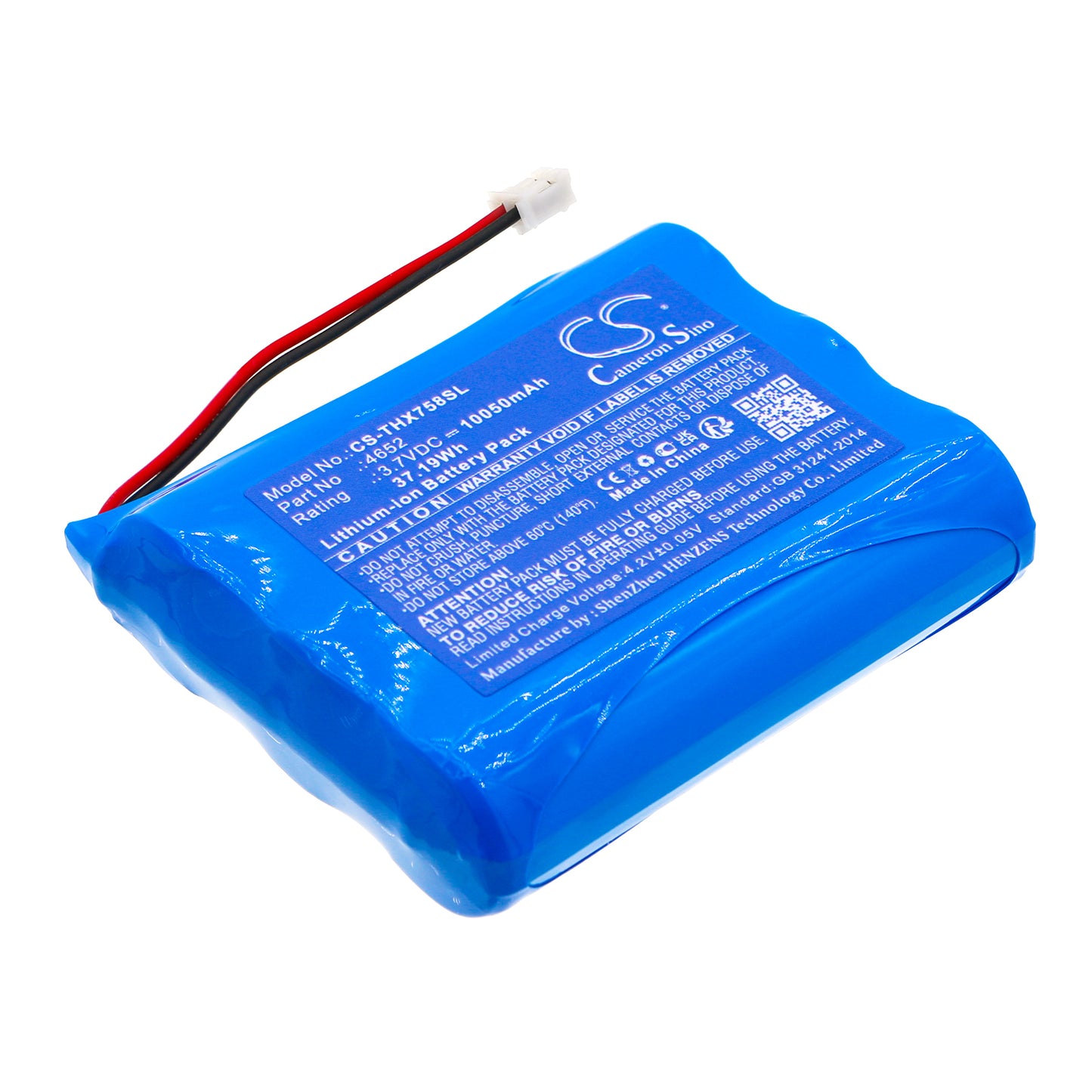 CS-THX758SL Replacement Battery – Compatible with 4648, Sender TX-75, TX-75