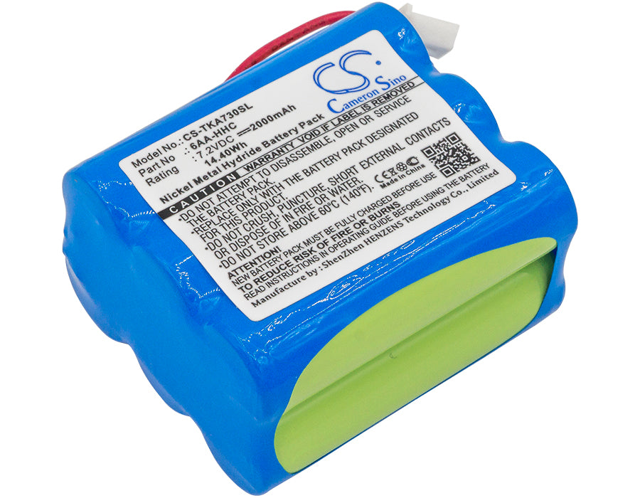 7.2V 2000mAh/14.40Wh Ni-MH Speaker Battery for TDK