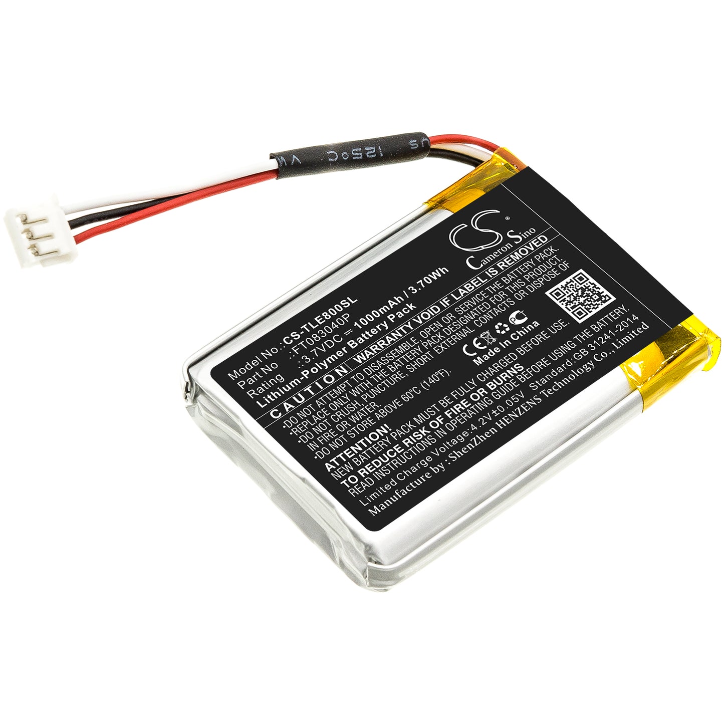 CS-TLE800SL Replacement Battery – Compatible with Elite 800, Elite 800P, Elite 800x