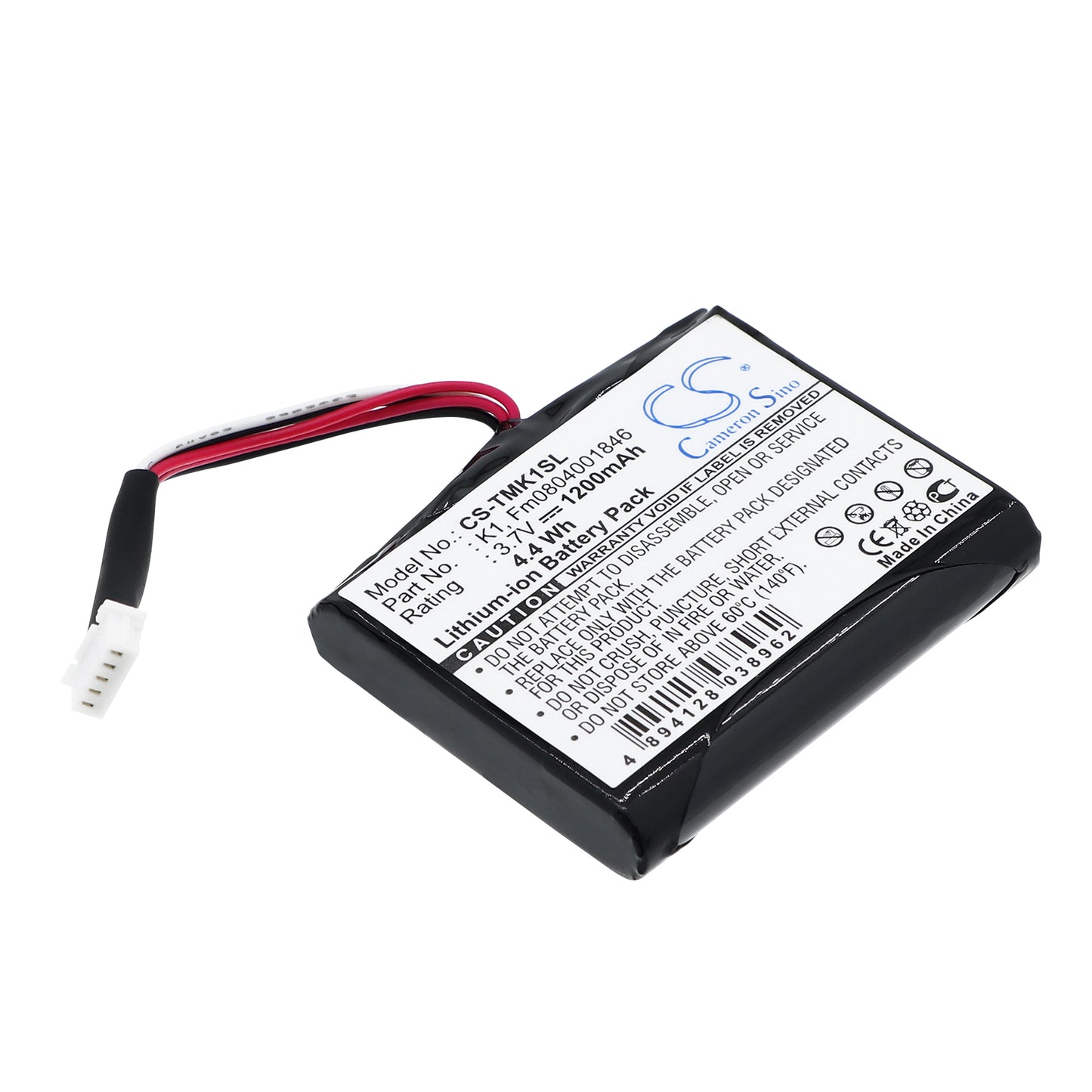 3.7V 1200mAh Li-ion GPS/Navigator Battery for TomTom