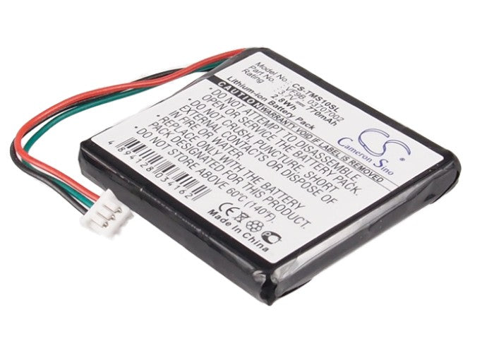 3.7V 770mAh/2.85Wh Li-ion GPS/Navigator Battery for TomTom