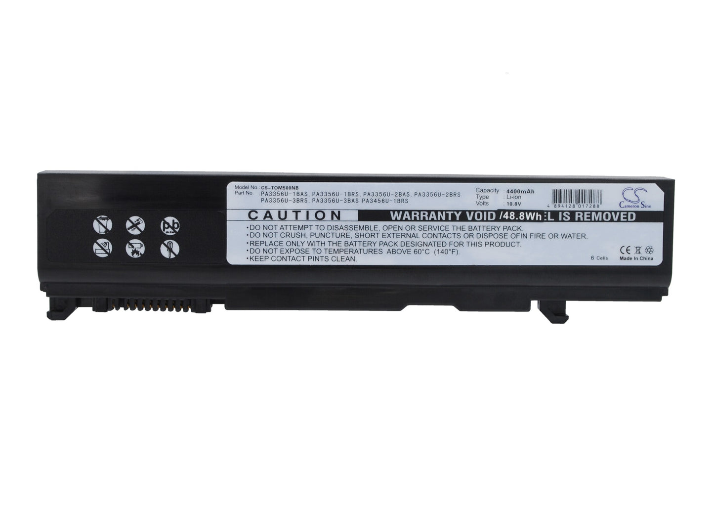 10.8V 4400mAh Li-ion Notebook/Laptop Battery for Toshiba