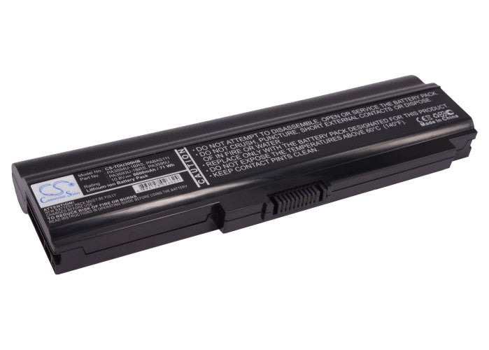 10.8V 6600mAh Li-ion Notebook/Laptop Battery for Toshiba