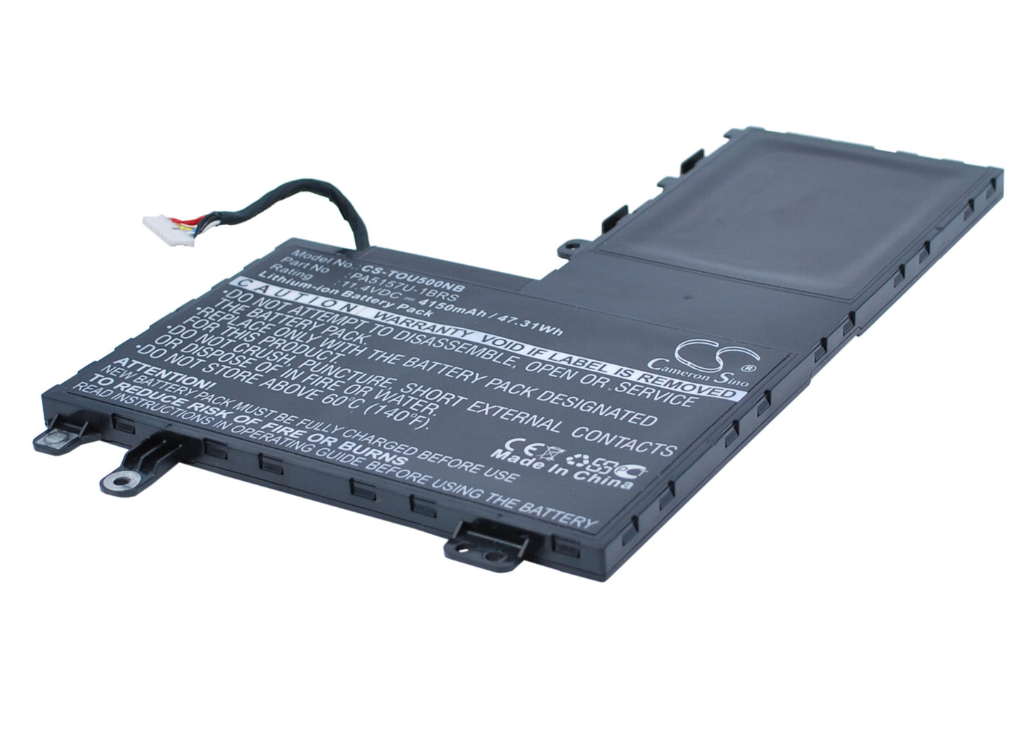 11.4V 4150mAh/47.31Wh Li-ion Notebook/Laptop Battery for Toshiba