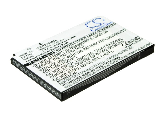 3.7V 1100mAh/4.1Wh Li-Polymer Mobile/SmartPhone Battery for O2