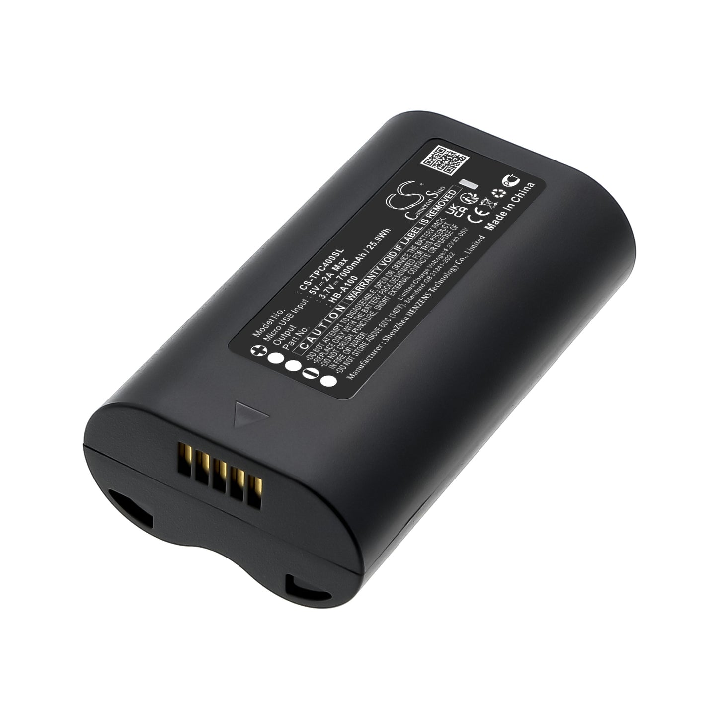 CS-TPC400SL Replacement Battery – Compatible with C400S2, C420S1, C420S2, D230S1, Tapo C400, Tapo C420, Tapo D230