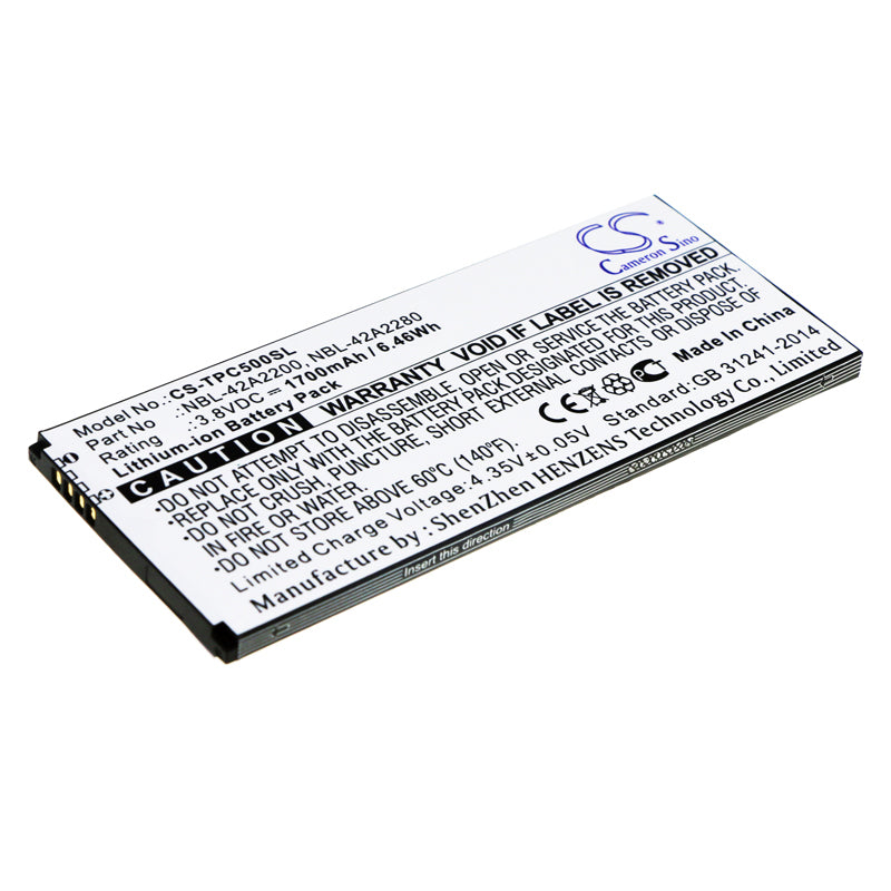 CS-TPC500SL Replacement Battery – Compatible with C5, C5 LTE Dual SIM, TP701A