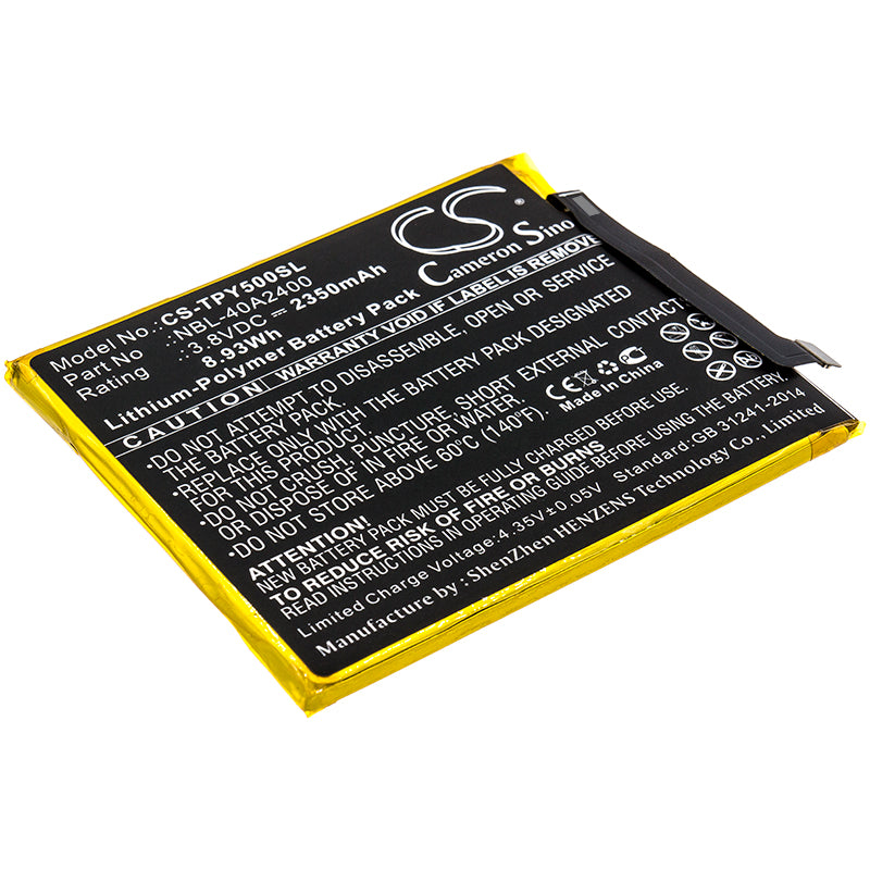 CS-TPY500SL Replacement Battery – Compatible with TP804A, TP804C, Y5s Dual SIM, Y5s Dual SIM LTE AM