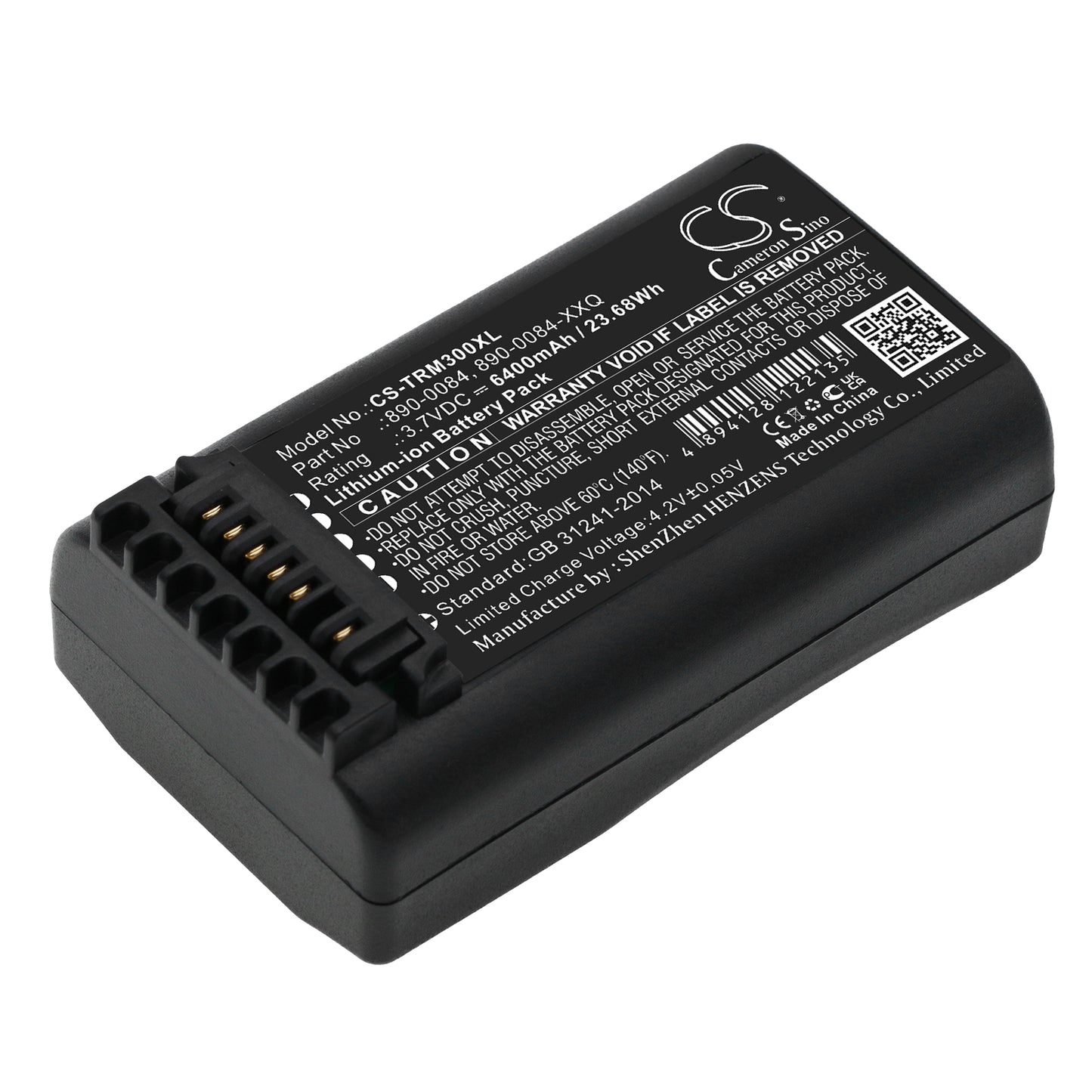 3.7V 6400mAh/23.68Wh Li-ion Equipment/Survey Battery for Nikon