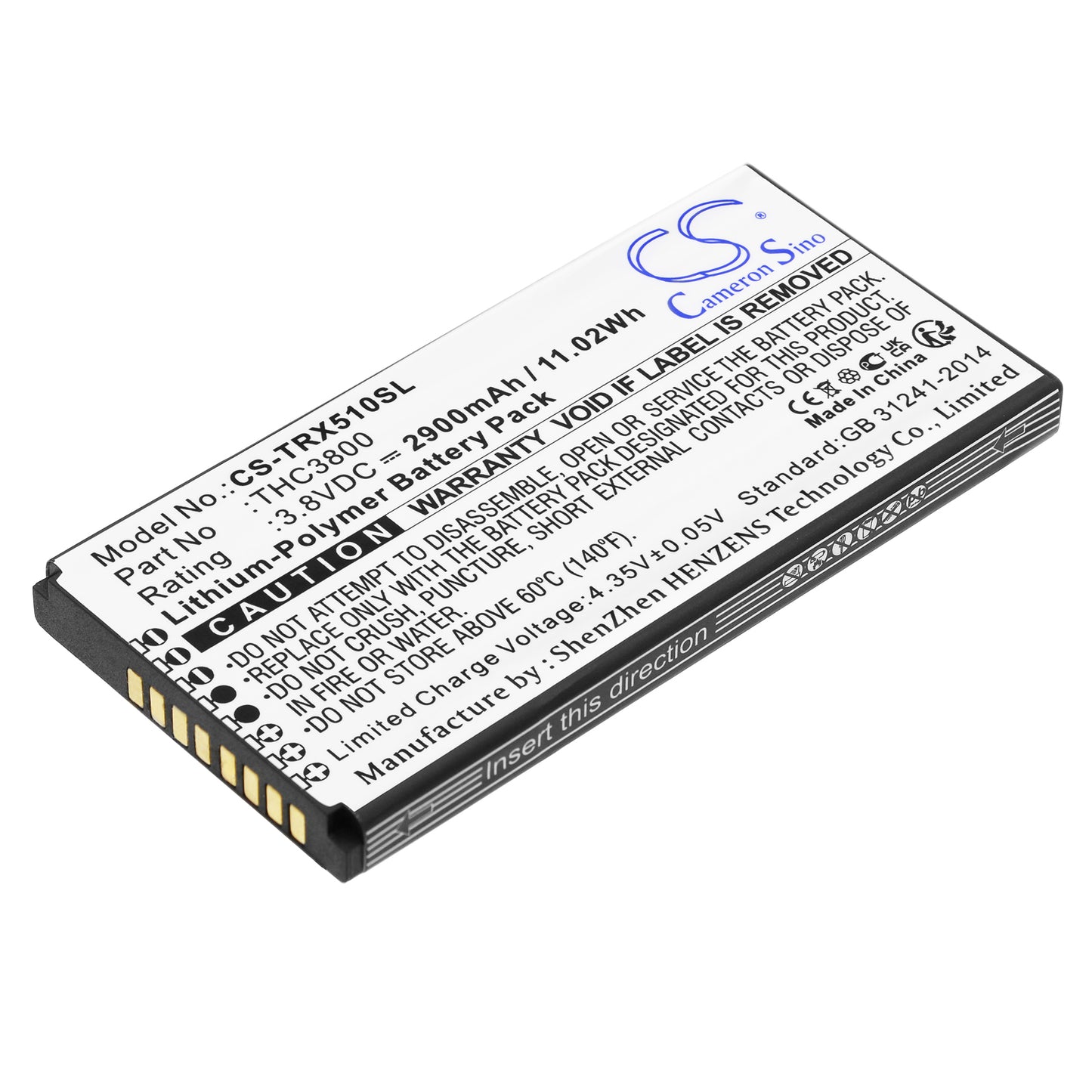 CS-TRX510SL Replacement Battery – Compatible with X5-Touch