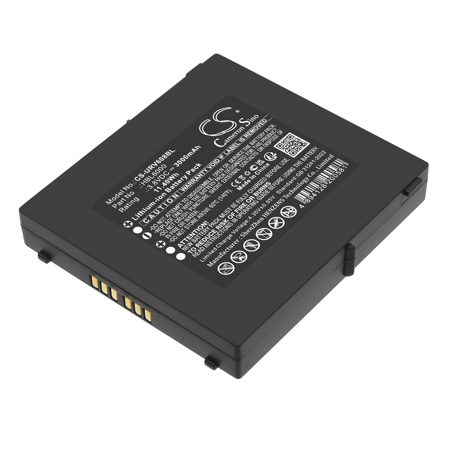 CS-URV608BL Replacement Battery – Compatible with i6080