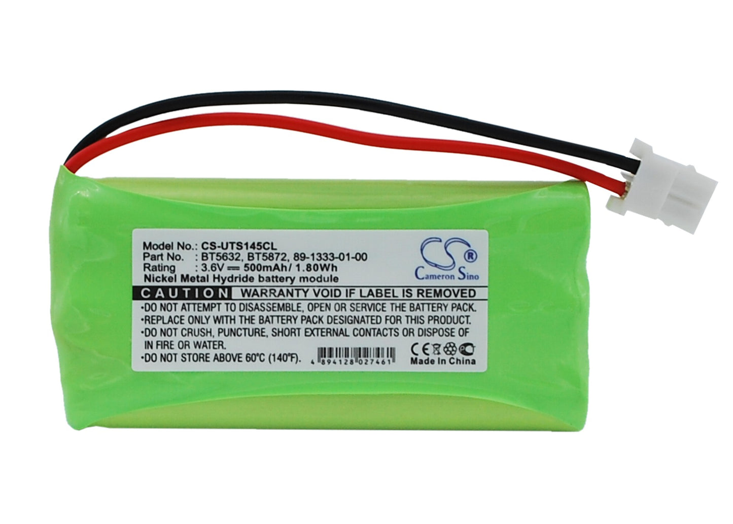 3.6V 500mAh/1.80Wh Ni-MH Cordless Phone Battery for V TECH